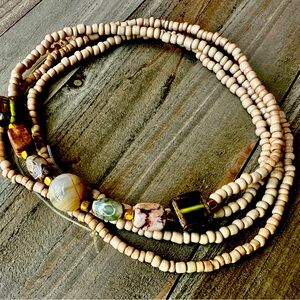 Sand And Agate Waist Bead